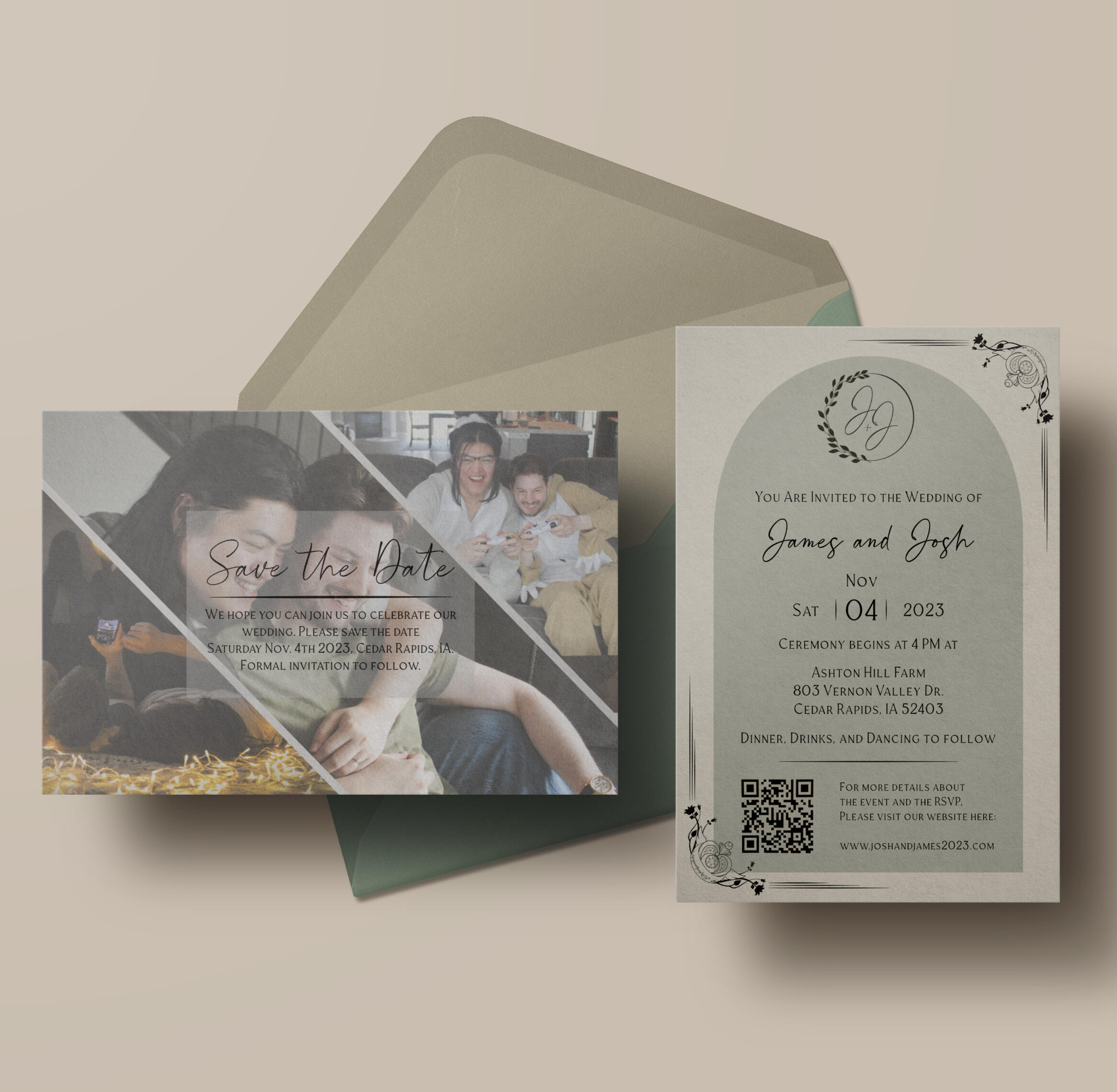 wedding invite